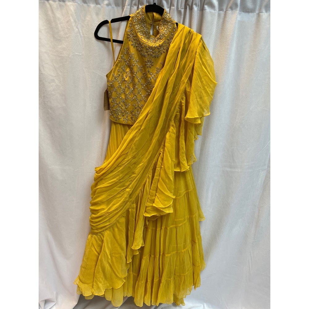 Ruffled Sari